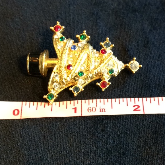 Carolee Vintage New Christmas Tree Brooch - Picture 3 of 5
